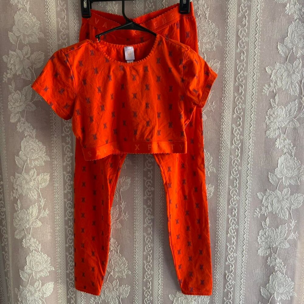 Savage-X-Fenty Orange Pajamas Set